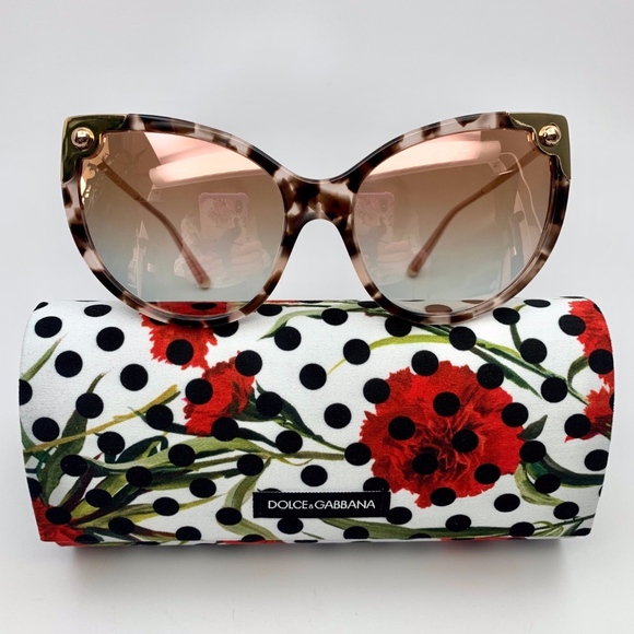 Dolce & Gabbana Accessories - Dolce & Gabbana Rectangle Bold Cat Eye Sunglasses